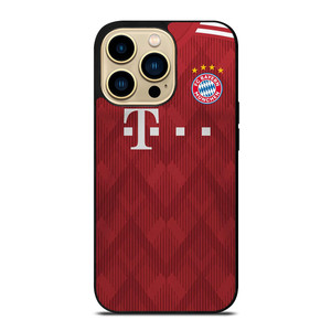 FC BAYERN MUNCHEN JERSEY RED iPhone 14 Pro Max Case Cover