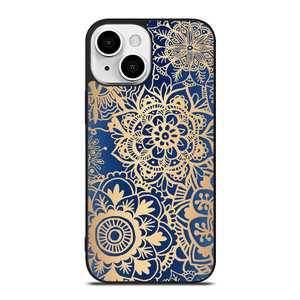 MANDALA BLUE PATTERN iPhone 13 Mini Case Cover