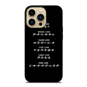 FRIENDS TV SERIES QUOTES iPhone 14 Pro Max Case Cover