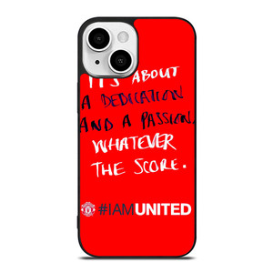 MANCHESTER UNITED I AM UNITED iPhone 13 Mini Case Cover MANCHESTER UNITED I AM UNITED iPhone 13 Mini Case Cover