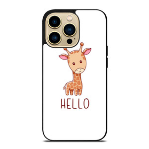 GIRAFFE HELLO iPhone 14 Pro Max Case Cover