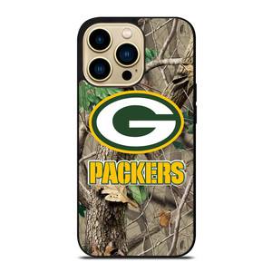 GREEN BAY PACKERS TREE CAMO iPhone 14 Pro Max Case Cover