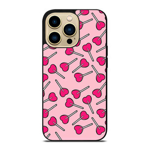 HEARTS LOLLIPOP iPhone 14 Pro Max Case Cover