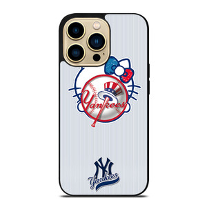 HELLO KITTY NEW YORK YANKEES iPhone 14 Pro Max Case Cover