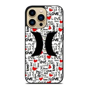 HURLEY LOGO PATTERN iPhone 14 Pro Max Case Cover