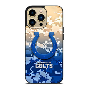 INDIANAPOLIS COLTS CAMO LOGO iPhone 14 Pro Max Case Cover