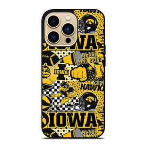IOWA HAWKEYES COLLAGE iPhone 14 Pro Max Case Cover