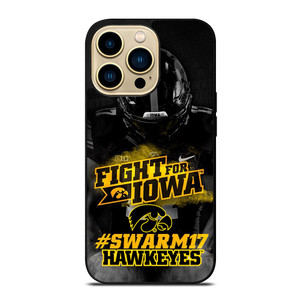 IOWA HAWKEYES FIGHT iPhone 14 Pro Max Case Cover