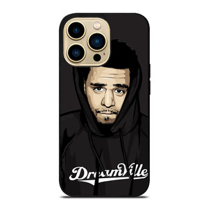 J. COLE FACE CARTOON iPhone 14 Pro Max Case Cover