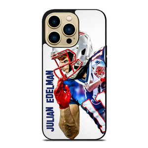 JULIAN EDELMAN PATRIOTS WIDE iPhone 14 Pro Max Case Cover