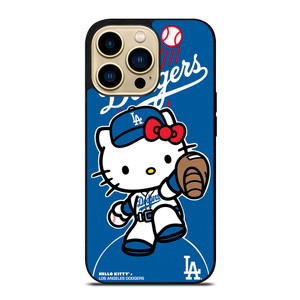 LA DODGERS HELLO KITTY 1 iPhone 14 Pro Max Case Cover