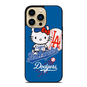 LA DODGERS HELLO KITTY 2 iPhone 14 Pro Max Case Cover