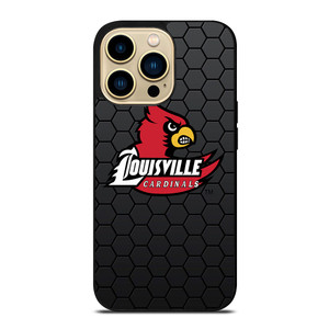LOUISVILLE CARDINALS LOGO HEXAGON iPhone 14 Pro Max Case Cover