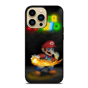 MARIO BROSS FIRE iPhone 14 Pro Max Case Cover