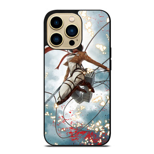 MIKASA ACKERMAN ATTACK ON TITAN iPhone 14 Pro Max Case Cover MIKASA ACKERMAN ATTACK ON TITAN iPhone 14 Pro Max Case Cover