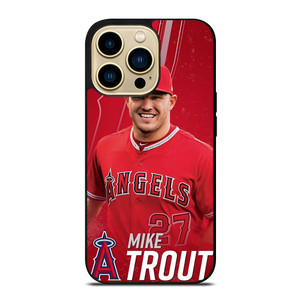 MIKE TROUT 27 LOS ANGELES ANGELS iPhone 14 Pro Max Case Cover MIKE TROUT 27 LOS ANGELES ANGELS iPhone 14 Pro Max Case Cover