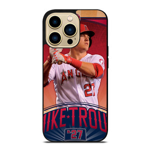 MIKE TROUT LOS ANGELES ANGELS 27 iPhone 14 Pro Max Case Cover