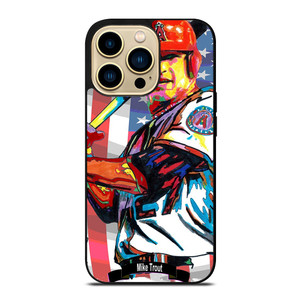 MIKE TROUT LOS ANGELES ANGELS BASEBALL iPhone 14 Pro Max Case Cover