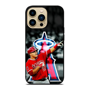 MIKE TROUT LOS ANGELES ANGELS iPhone 14 Pro Max Case Cover