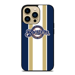 MILWAUKEE BREWERS STRIPE iPhone 14 Pro Max Case Cover