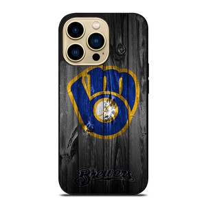 MILWAUKEE BREWERS WOODEN iPhone 14 Pro Max Case Cover