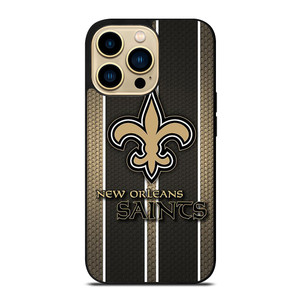 NEW ORLEANS SAINTS STRIPE iPhone 14 Pro Max Case Cover
