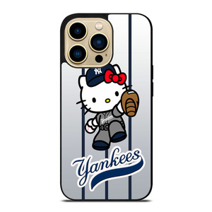 NEW YORK YANKEES HELLO KITTY 3 iPhone 14 Pro Max Case Cover
