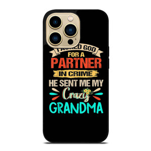 PARTNER IN CRIME GRANDMA 3 iPhone 14 Pro Max Case Cover PARTNER IN CRIME GRANDMA 3 iPhone 14 Pro Max Case Cover