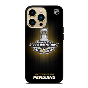 PITTSBURGH PENGUINS STANLEY CHAMPIONS iPhone 14 Pro Max Case Cover