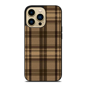 PLAID BROWN 1 iPhone 14 Pro Max Case Cover PLAID BROWN 1 iPhone 14 Pro Max Case Cover