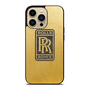 ROLLS ROYCE LOGO GOLD iPhone 14 Pro Max Case Cover
