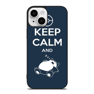 KEEP CALM SNORLAX iPhone 13 Mini Case Cover