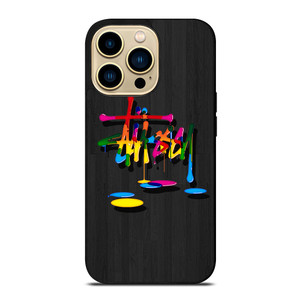 STUSSY PAINT LOGO iPhone 14 Pro Max Case Cover STUSSY PAINT LOGO iPhone 14 Pro Max Case Cover