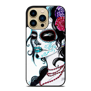 SUGAR SKULL LADY iPhone 14 Pro Max Case Cover