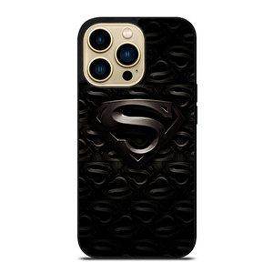 SUPERMAN BLACK LOGO iPhone 14 Pro Max Case Cover