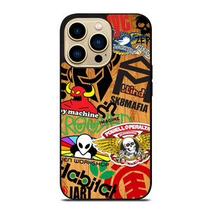 TOY MACHINE STICKER SKATEBOARD iPhone 14 Pro Max Case Cover