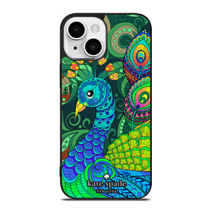 KATE SPADE NEW YORK PEACOCK iPhone 13 Mini Case Cover KATE SPADE NEW YORK PEACOCK iPhone 13 Mini Case Cover