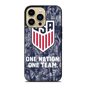 USA SOCCER TEAM ONE NATION ONE TEAM iPhone 14 Pro Max Case Cover
