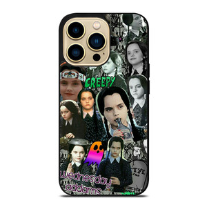 WEDNESDAY ADDAMS COLLAGE iPhone 14 Pro Max Case Cover WEDNESDAY ADDAMS COLLAGE iPhone 14 Pro Max Case Cover