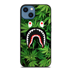 BAPE CAMO SHARK WEED iPhone 14 Case Cover