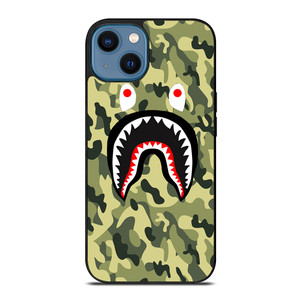 BAPE SHARK CAMO 2 iPhone 14 Case Cover
