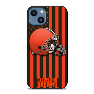 CLEVELAND BROWNS AMERICAN iPhone 14 Case Cover CLEVELAND BROWNS AMERICAN iPhone 14 Case Cover