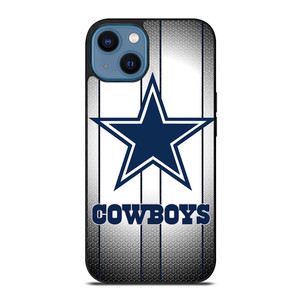 DALLAS COWBOYS SILVER METAL iPhone 14 Case Cover