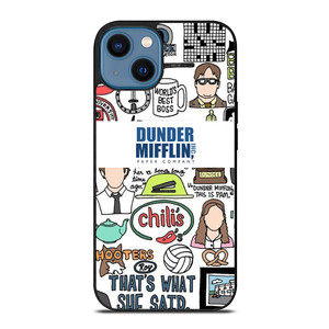 DUNDER MIFFLIN COLLAGE iPhone 14 Case Cover