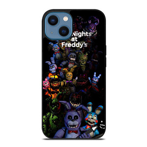FIVE NIGHTS AT FREDDY'S ALL CHARACTERS iPhone 14 Case Cover