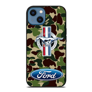 FORD MUSTANG BAPE iPhone 14 Case Cover FORD MUSTANG BAPE iPhone 14 Case Cover