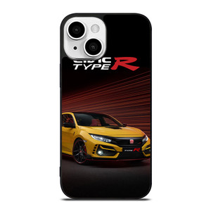 HONDA CIVIC YELLOW CAR iPhone 13 Mini Case Cover HONDA CIVIC YELLOW CAR iPhone 13 Mini Case Cover