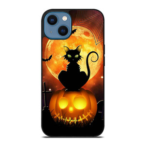 HALLOWEEN BLACK CAT iPhone 14 Case Cover