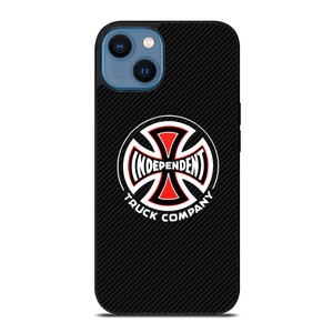 INDEPENDENT TRUCK COMPANY LOGO CARBON iPhone 14 Case Cover INDEPENDENT TRUCK COMPANY LOGO CARBON iPhone 14 Case Cover