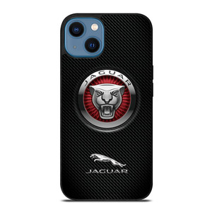 JAGUAR CARBON LOGO 3 iPhone 14 Case Cover JAGUAR CARBON LOGO 3 iPhone 14 Case Cover